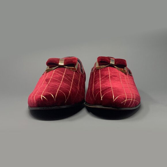 ** NEW ** DUCA by Matiste Velvet Gold Slip On Italian Loafer/Slipper, Men’s 11 - Picture 7 of 7